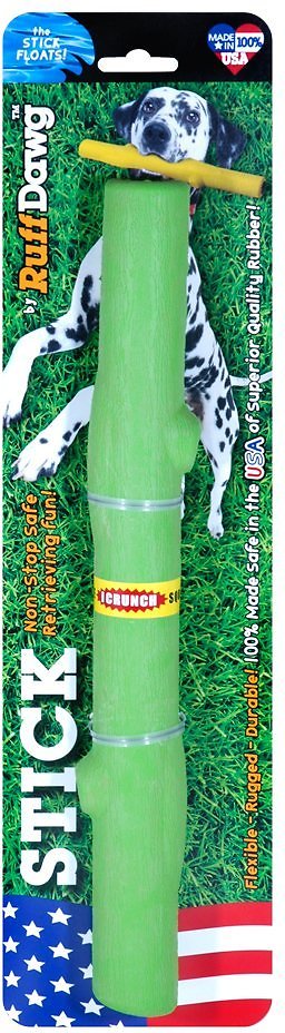 RuffDawg Crunch Stick Dog Toy, Color Varies