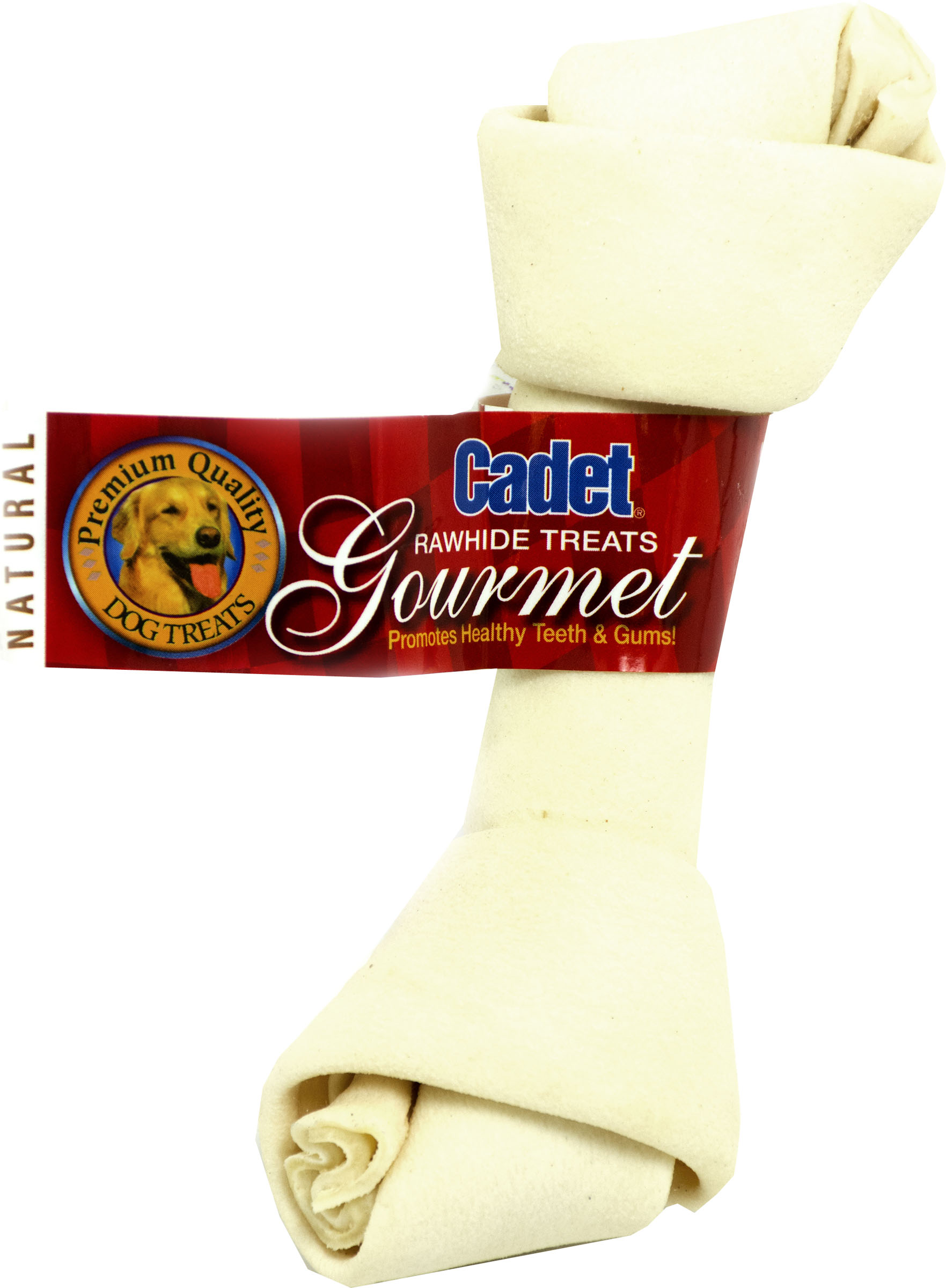 Cadet Gourmet Knotted Bone Dog Treats, 6-7-in
