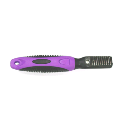 SureGrip Mat Buster Dematting Rake for Dogs, Short Blade