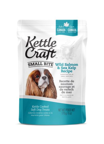 Kettle Craft Wild Salmon & Sea Kelp Dog Treats, Small, 170-gram