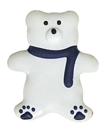 Pawsitively Gourmet Winter Teddy Bear Dog Cookies