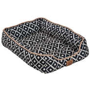 Precision SnooZZy Ikat Drawer Pet Bed, Navy, 24x18x6-in