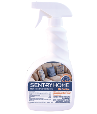Sentry Flea & Tick Home Carpet Spray for Cats & Dogs, 24-oz