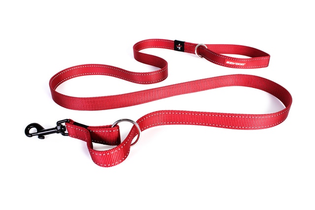 EzyDog Vario 4 Multi-Function Dog Leash, Red