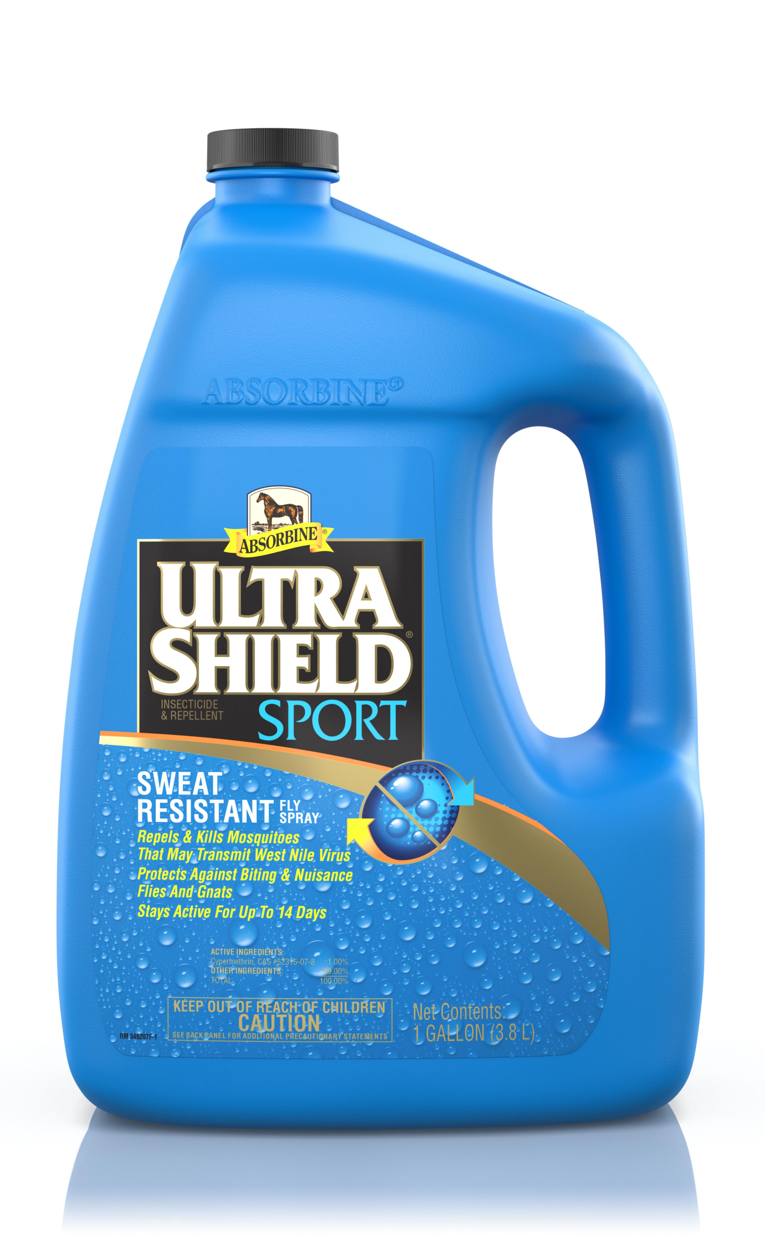 Absorbine UltraShield Sport Insecticide & Repellent for Equine, 128-oz