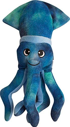Snugarooz Snugz Sammy the Squid Dog Toy, 12-in