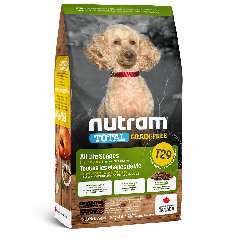 Nutram Total T29 Lamb & Lentils Grain-Free Small Breed Dry Dog Food