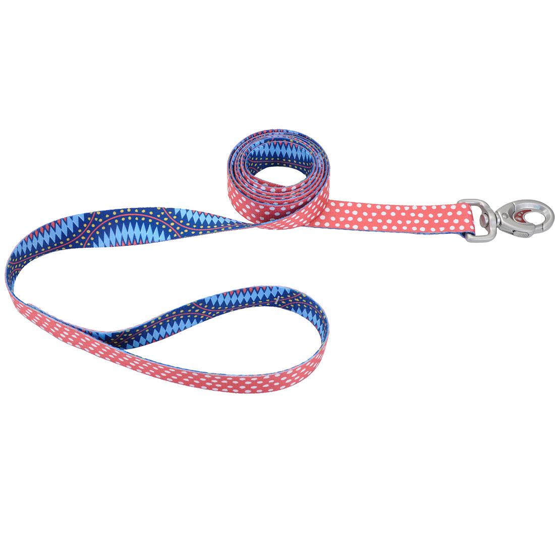 Sublime Dog Leash, Dots Blue Diamond, 1-in x 6-ft