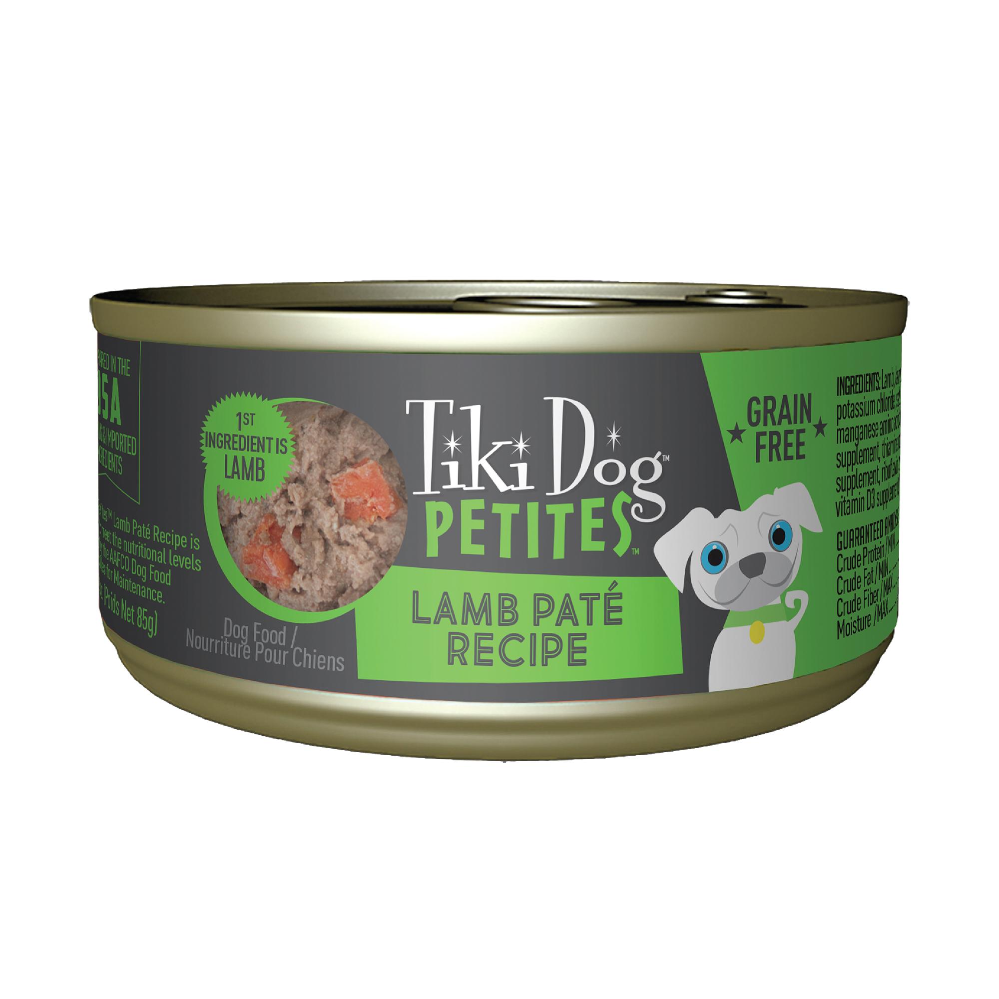 Tiki Dog Petites Pate Lamb Wet Dog Food