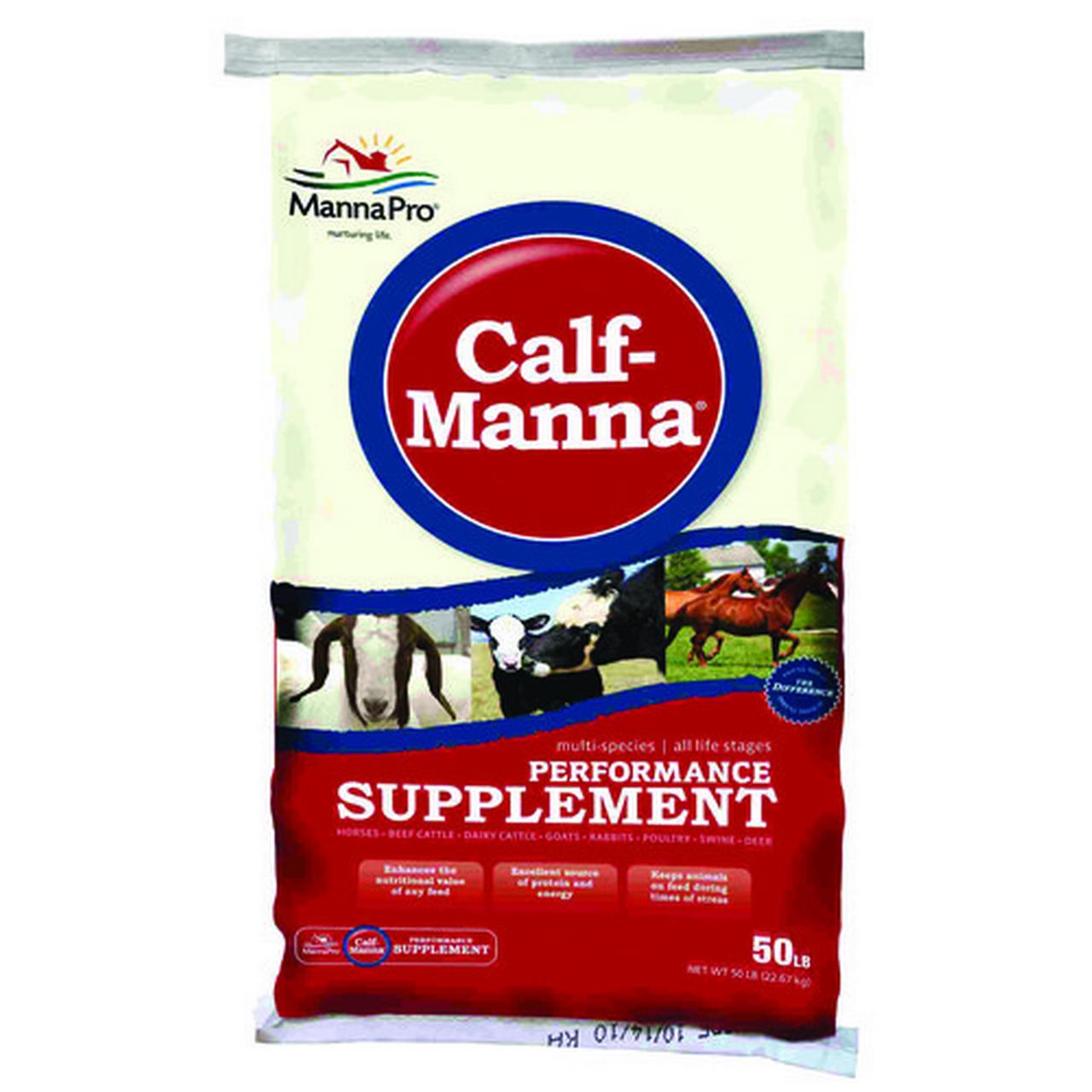 Manna Pro Calf-Manna Performance Horse Supplement, 50-lb
