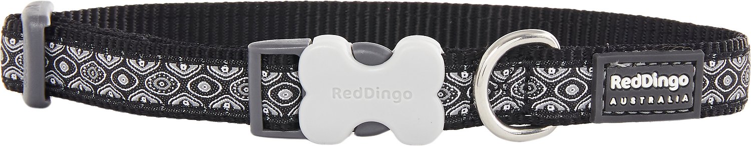 Red Dingo Designer Snake Eyes Dog Collar