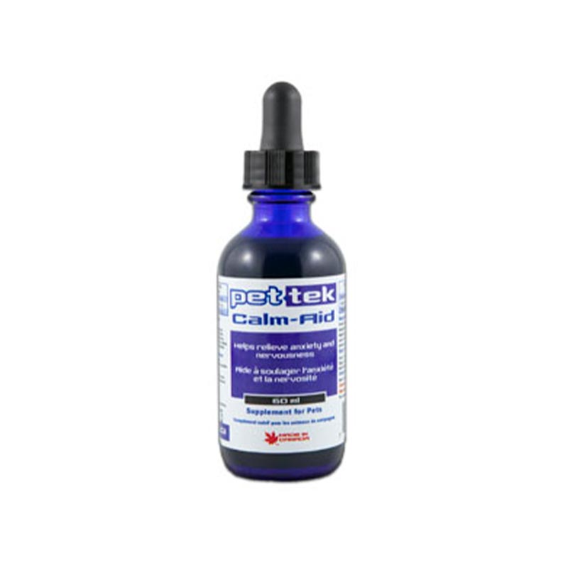 Pet-Tek Calm-Aid Liquid Pet Supplement, 60-ml