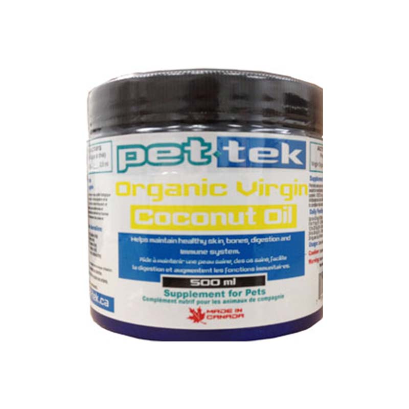 Pet-Tek Organic Virgin Coconut Oil Pet Supplement
