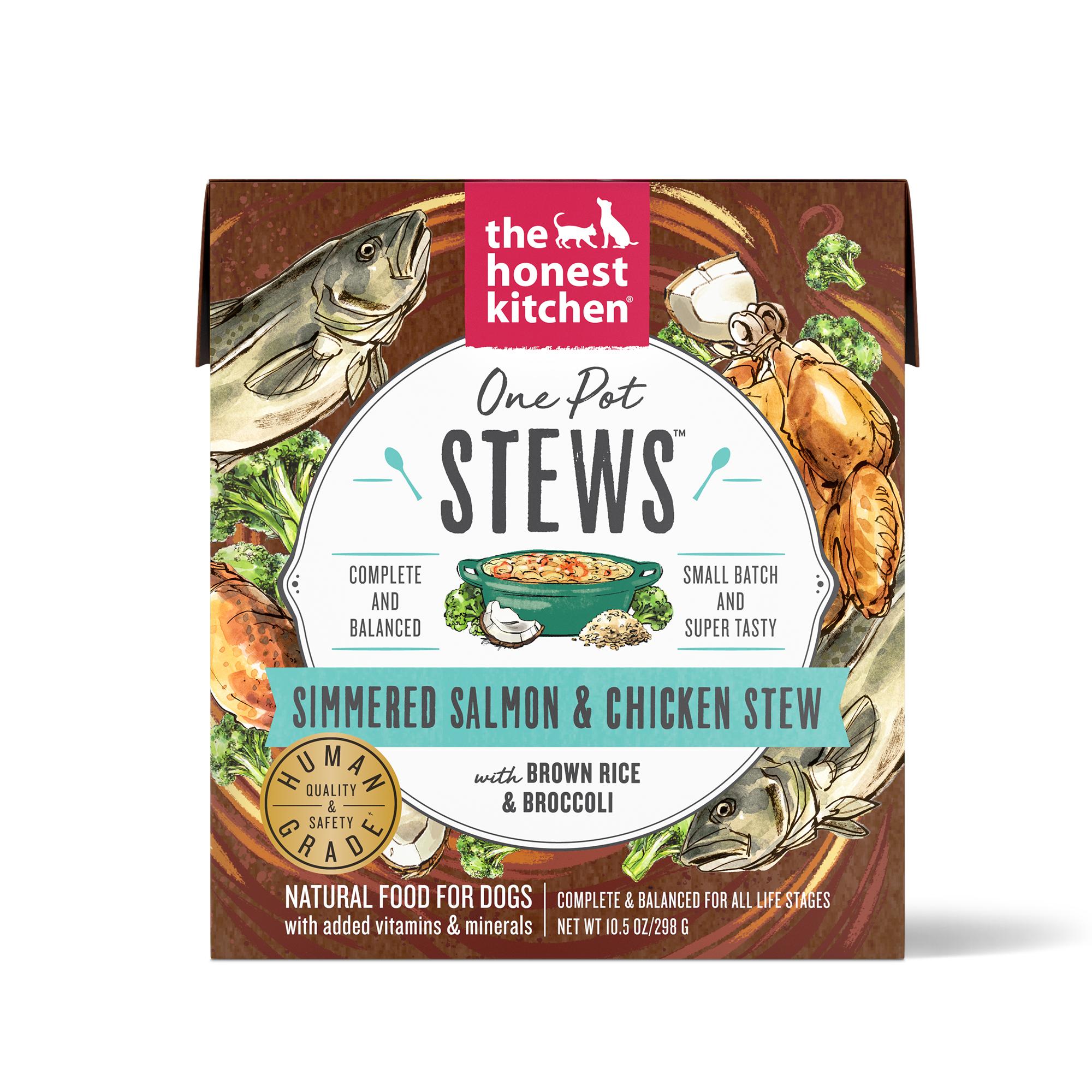 The Honest Kitchen One Pot Stews Simmered Salmon & Chicken Stew Wet Dog Food