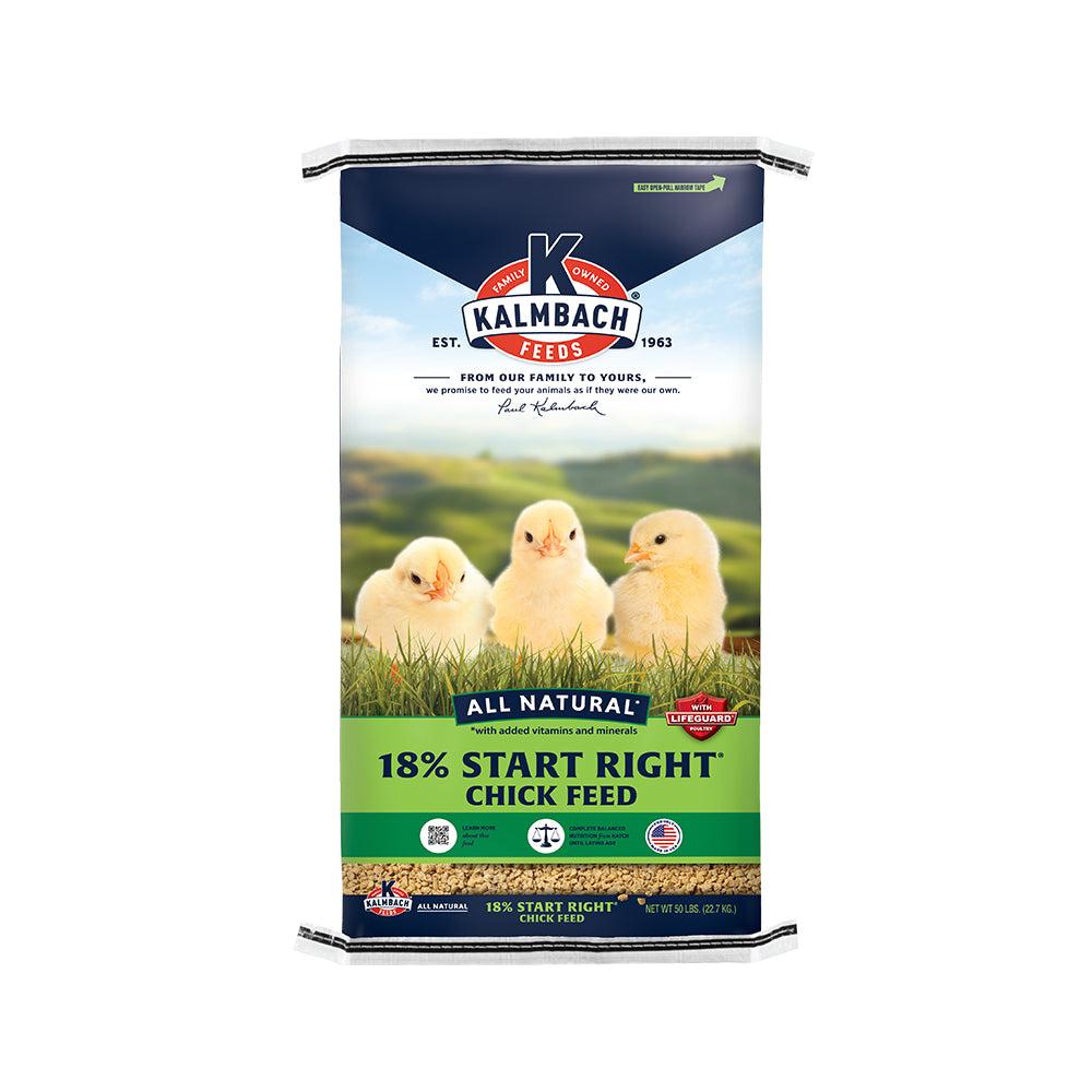 Kalmbach All Natural 18% Start Right Crumble Chicken Feed