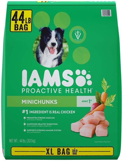 Iams ProActive Health Adult MiniChunks Dry Dog Food, 44-lb