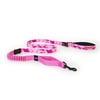 EzyDog Zero Shock Absorbing Dog Leash, Pink Camo, 72-in