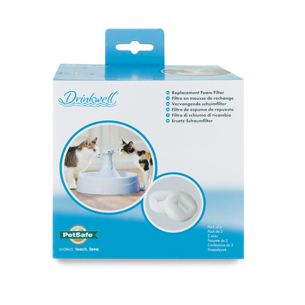 PetSafe Drinkwell Foam Filter for 360 Plastic fountains, 2-pk