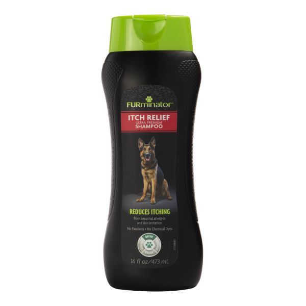 FURminator Itch Relief Ultra Premium Dog Shampoo, 16-oz