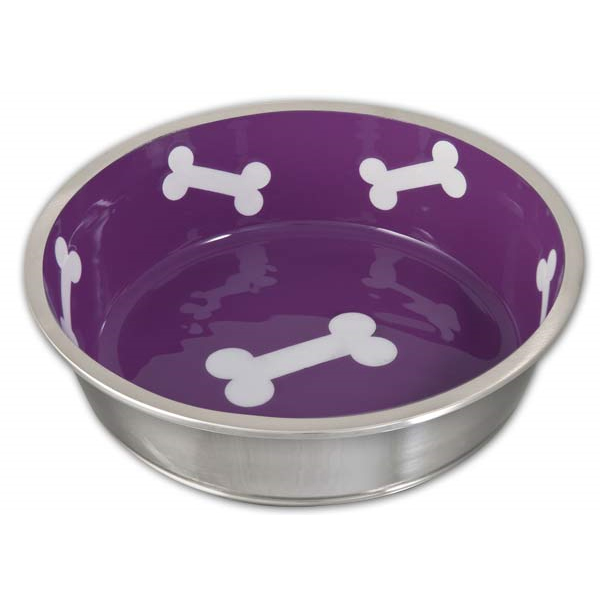 Loving Pets Robusto Dog Bowl, Violet, Medium