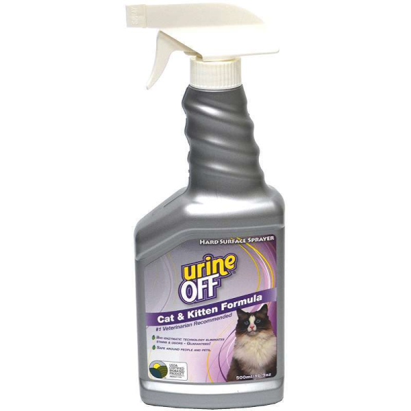 Urine-Off Formula with Sprayer for Cats & Kittens, 500-mL