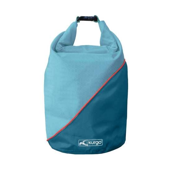 Kurgo Kibble Carrier Travel Dog Food Container, Coastal Blue