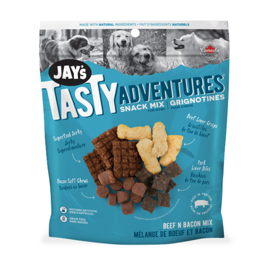 Jay's Beef & Bacon Snack Mix Dog Treats, 100-gram