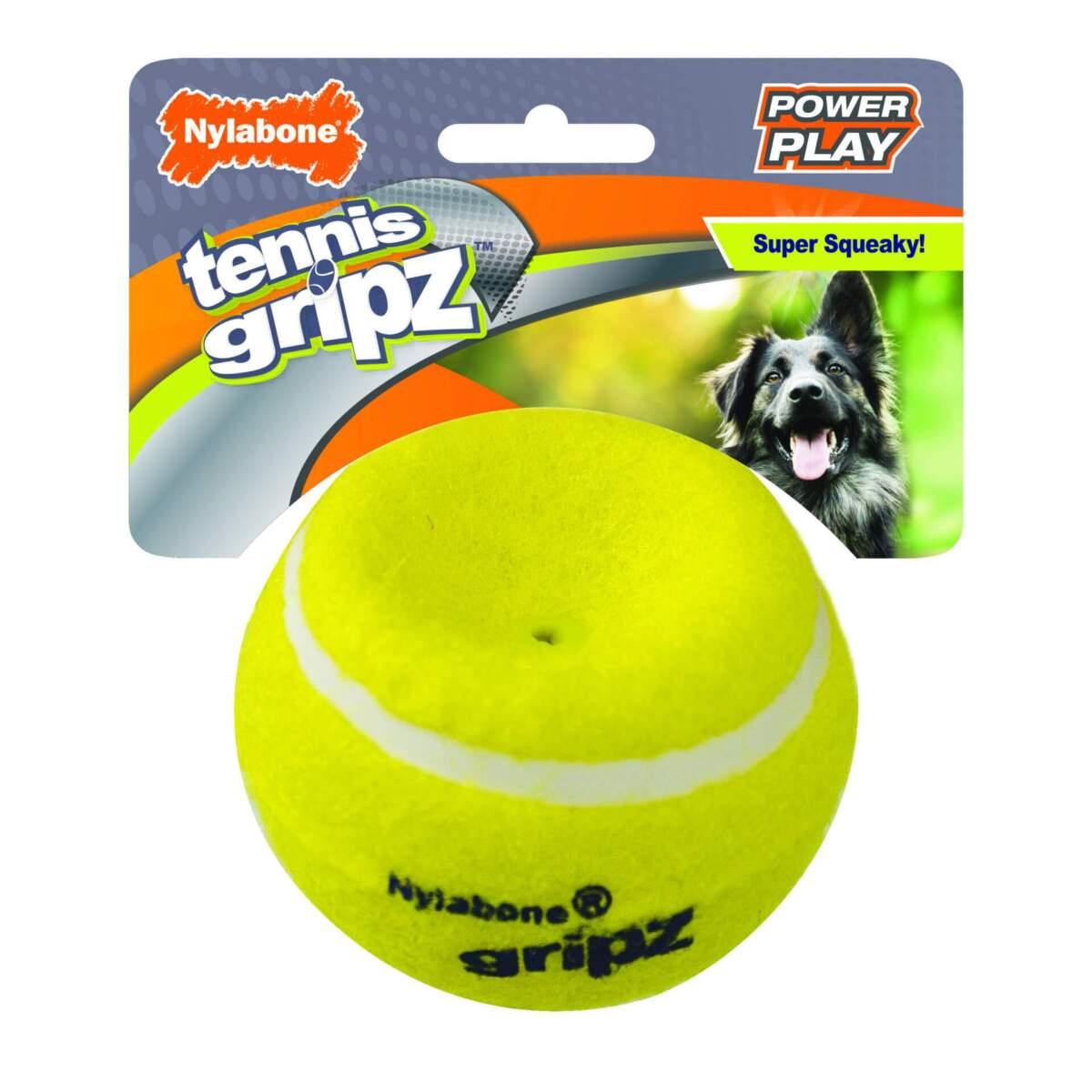 Nylabone Power Play Tennis Gripz Dog Toy, Large