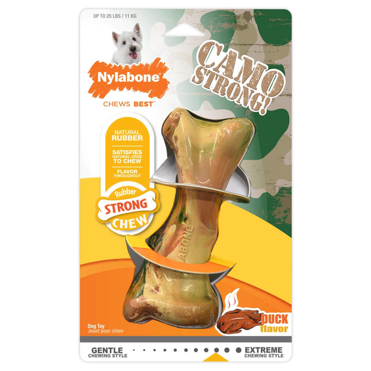 Nylabone Strong Chew Camo Bone Dog Toy