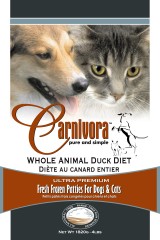Carnivora Whole Animal Duck Diet Frozen Cat & Dog Food