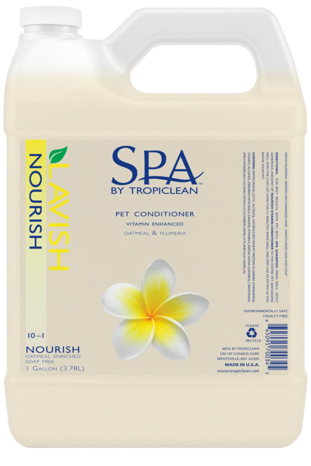 SPA by Tropiclean Lavish Nourish Conditioner for Pets, 1-gal (Size: 1-gal)