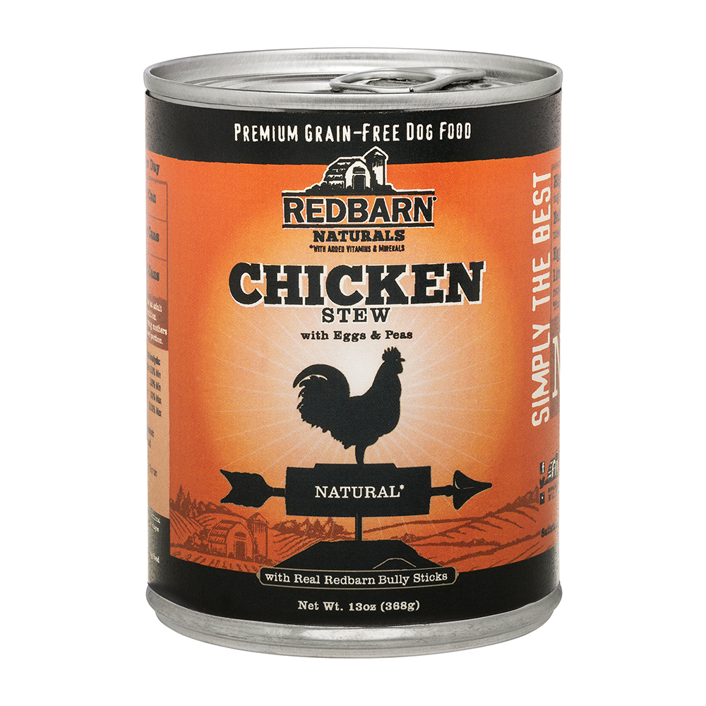 Redbarn Naturals Chicken Stew Grain Free Canned Dog Food 13 oz