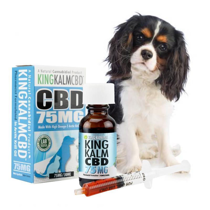 King Kanine King Kalm Alternative Supplement for Dogs, 75mg, 30-mL