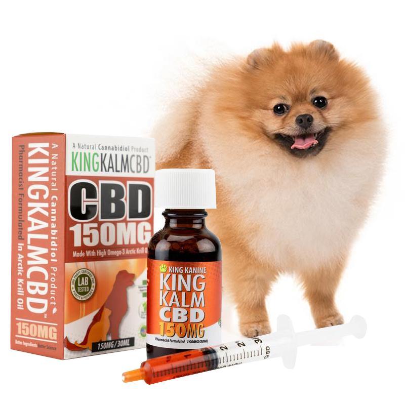 King Kanine King Kalm Alternative Supplement for Dogs, 150mg, 30-mL