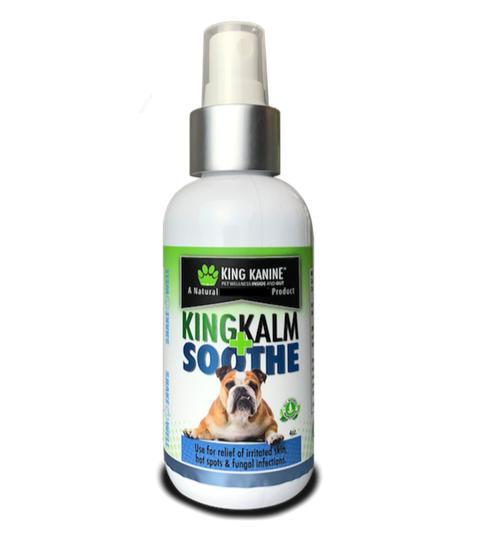 King Kanine King Kalm Soothe Anti-Itch Spray for Dogs, 4-oz (Size: 4-oz)