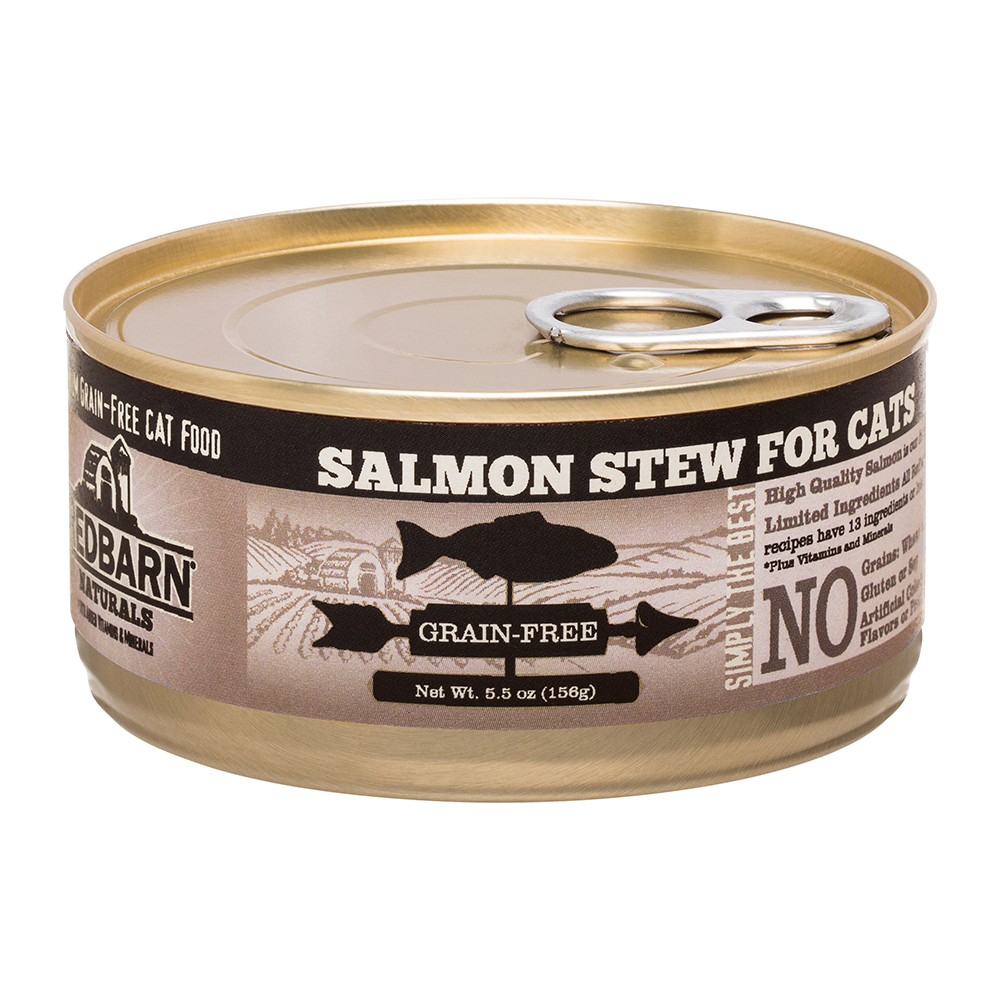 Redbarn Naturals Salmon Grain-Free Canned Cat Food, 5.5-oz