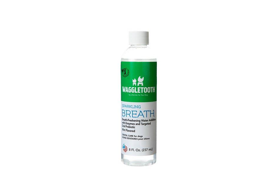Waggletooth Sparkling Breath Dog Water Additive, 8-oz