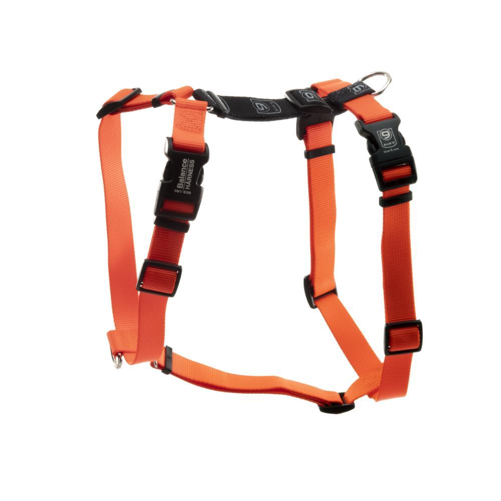 Blue-9 Balance Buckle-Neck Dog Harness, Orange, Medium/Large