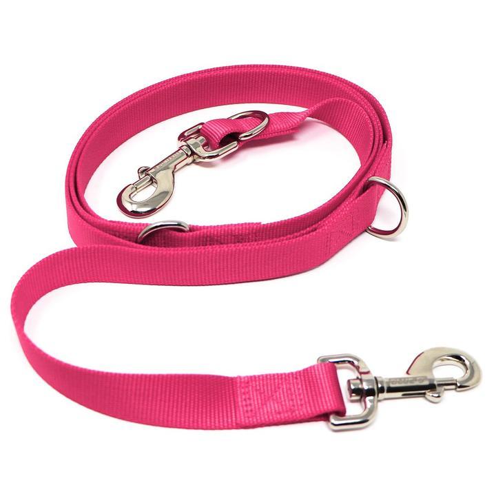 Blue-9 Multi-Function Dog Leash, Hot Pink