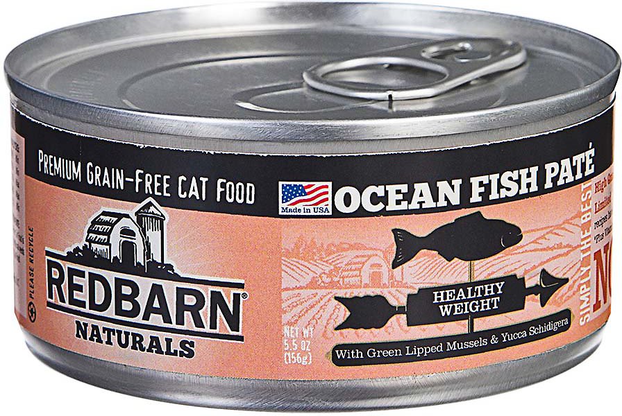 Redbarn Naturals Ocean Fish Healthy Weight Grain-Free Canned Cat Food, 12.5-oz