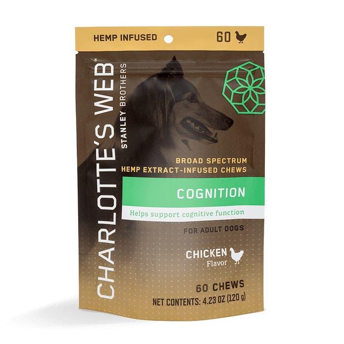 Charlotte's Web Cognition Chews Alternative Supplement for Dogs, 60-count