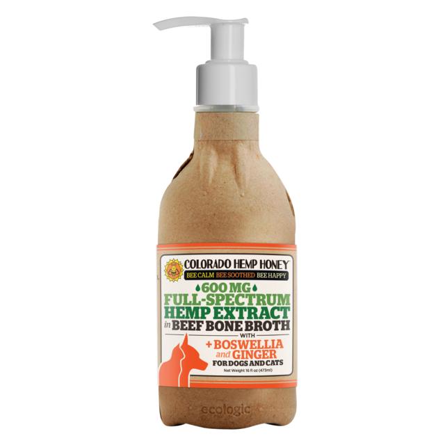 Colorado Honey Beef Bone Broth Alternative Supplement for Dogs & Cats, 16-oz