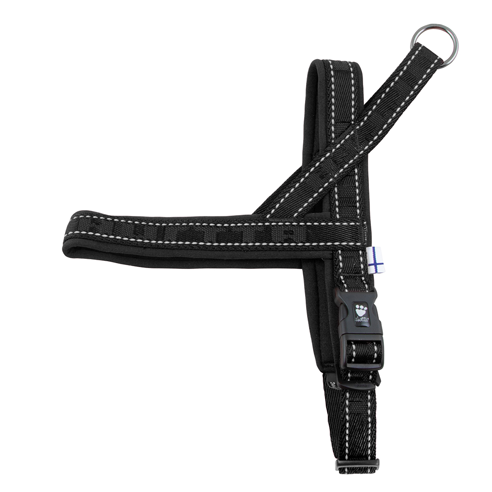 Hurtta Casual Padded Dog Harness, Raven