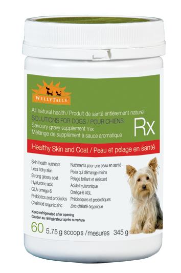 WellyTails  Healthy Skin & Coat Dog Supplement, 345-gram
