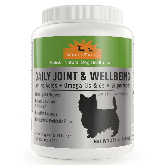 WellyTails  Daily Joint & Wellbeing Small Dog Supplement, 454-gram