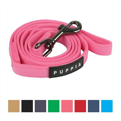 Puppia Two Tone Dog Leash, Pink, Large