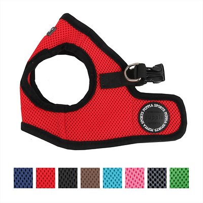 Puppia Soft Vest Dog Harness, Red, X-Large (**)