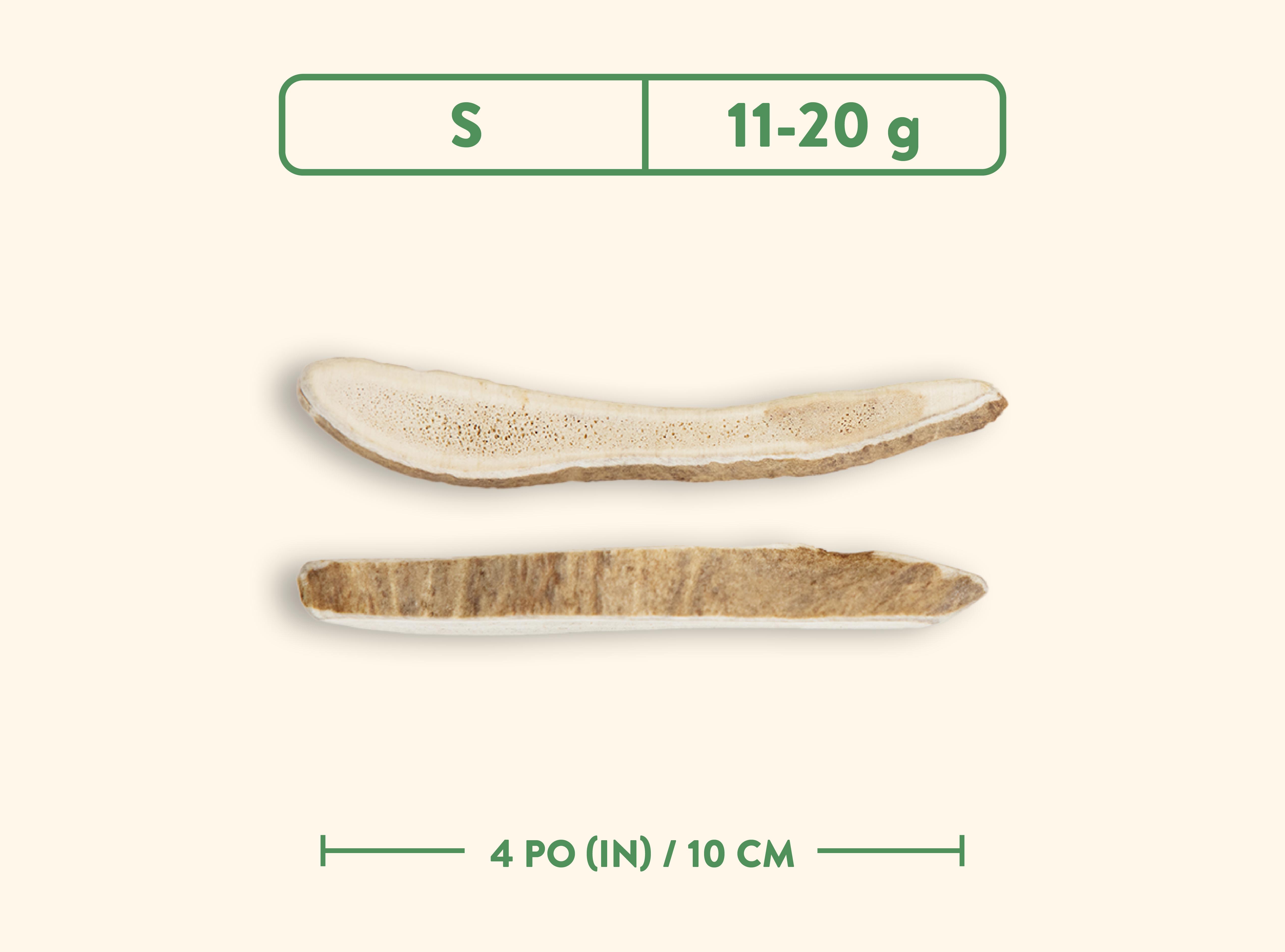 Dentler Bois De Cervidés, Tranché - Goût De Nature Sauvage, Petit