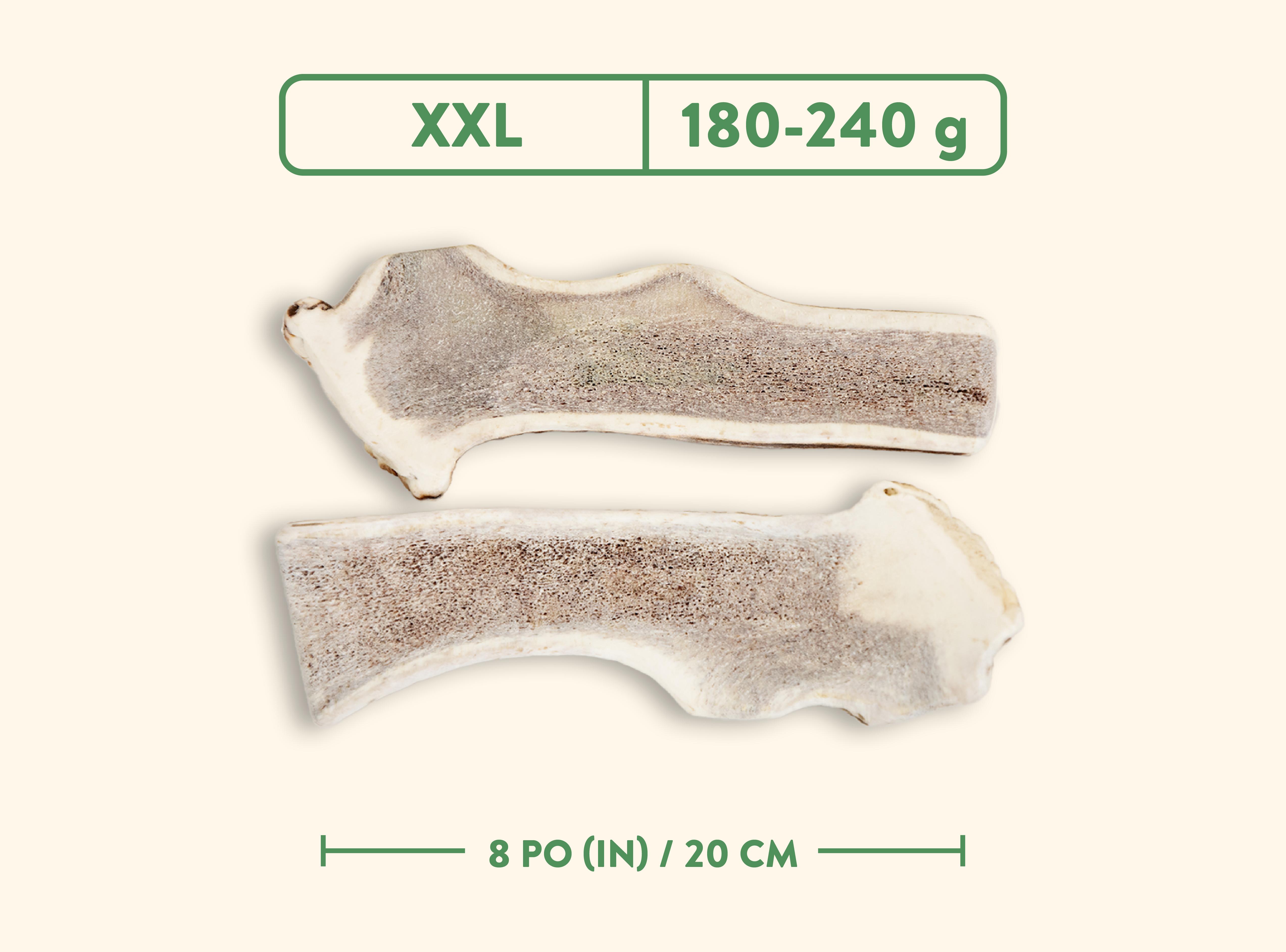 Jawgler Split Antler Wild Nature Chew Dog Toy, XX-Large