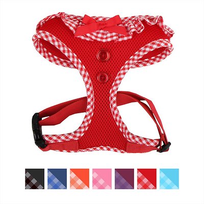 Puppia Vivien A Style Dog Harness, Red, Large (**)